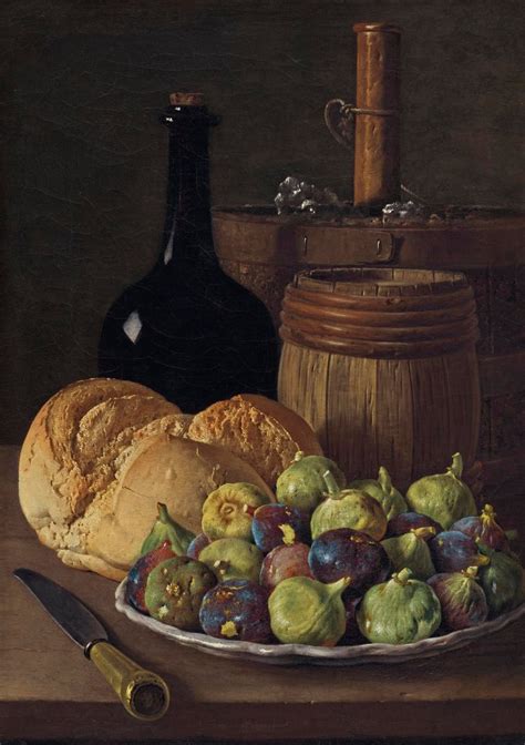Spanish Still Life Painter Luis Meléndez Still Life With Figs And Bread