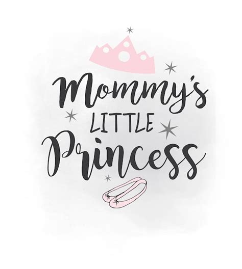 Mommys Little Princess Svg Clipart Baby Girl Quote Etsy