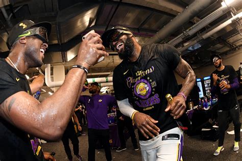 How LeBron James And The Lakers Celebrated A Championship Inside A Bubble The Athletic