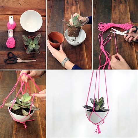 How To Make Hanging Plant Holder Diy And Crafts Handimania
