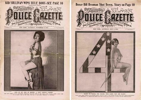 The National Police Gazette The Leading Illustrated Sporting Journal In The World 7 Issues By