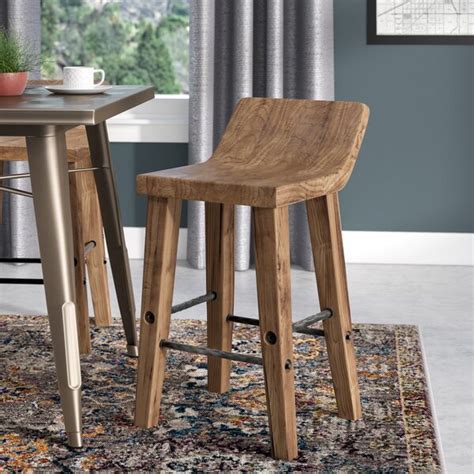 Trent Austin Design Feinberg Solid Wood Bar And Counter Stool And Reviews Wayfair