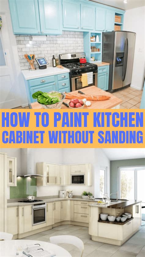 8 Steps How To Paint Kitchen Cabinets Without Sanding