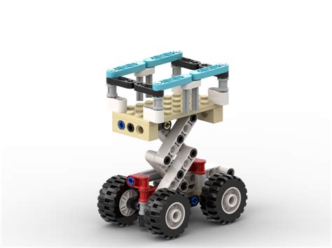 Lego Moc 42133 Scissor Lift By Adilophosaurus Rebrickable Build