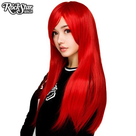 Cosplay Wigs Usa™ Straight 70cm28 True Red 00343 Rockstar Wigs