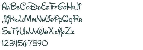 Walt Disney Script V41 Font Download Free Truetype Disney Font