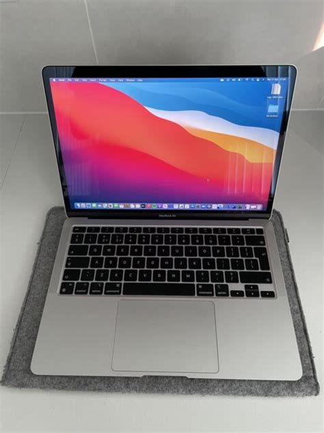 Apple Macbook Air 13in 256gb Ssd M1 8gb Laptop Silver Mgn93ba