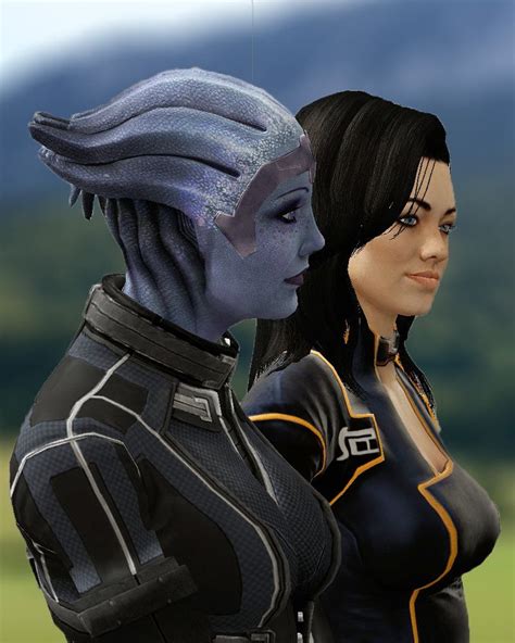 Miranda Lawson And Liara Tsoni Rastifan Mass Effect D Cgi The Best