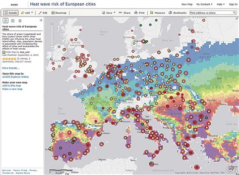 European Cities Are Getting Warmer | ArcNews