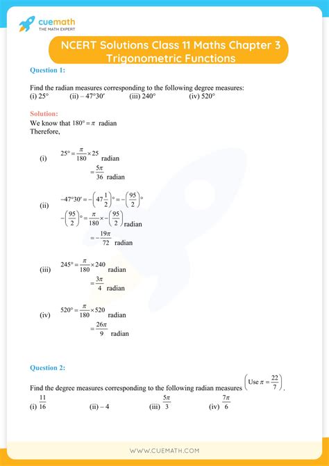 Ncert Solutions For Class 11 Maths Chapter 3 Exercise 31 Free Pdf