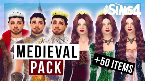 The Sims 4 Pack Medieval 50 Items Download Youtube
