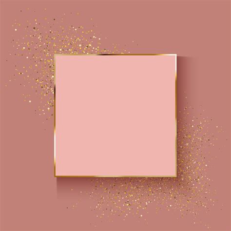 Decorative Rose Gold Background With Glitter Effect 273754 Vector Art