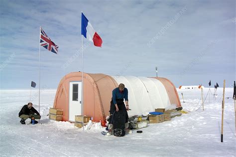 Antarctic Research Station Stock Image C0113100 Science Photo