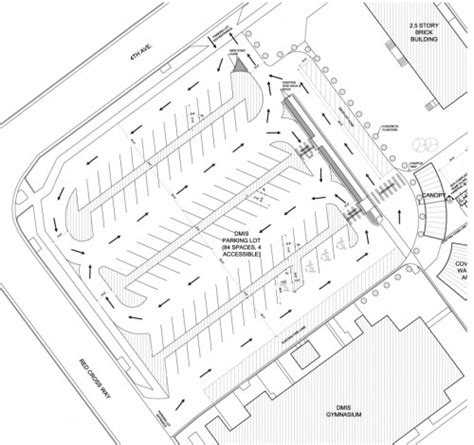 Parking Lot Plan For Denver Montclair International School Evstudio