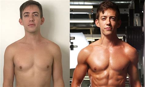 Glee S Kevin McHale Shows Off Muscles As He Goes From 140lbs To 133lbs