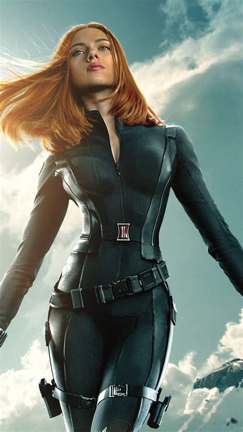Scarlett Johansson Hot Black Widow 1080x1920 Download Hd Wallpaper Wallpapertip