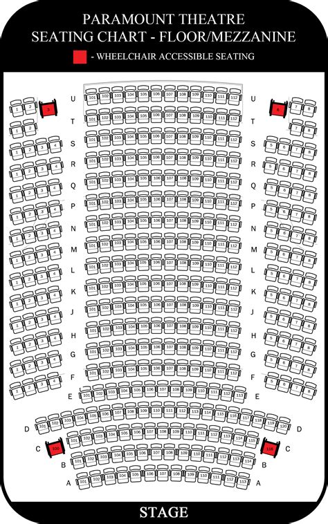 Paramount Theater Seattle Seating Chart View Bios Pics