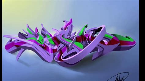 Ed Mun 3d Graffiti Art By Risanstyle Youtube