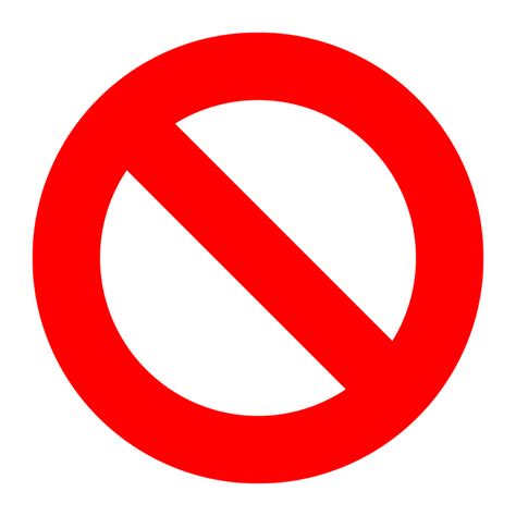 Free No Symbol Null Symbol Prohibited Symbol Vector Download Free