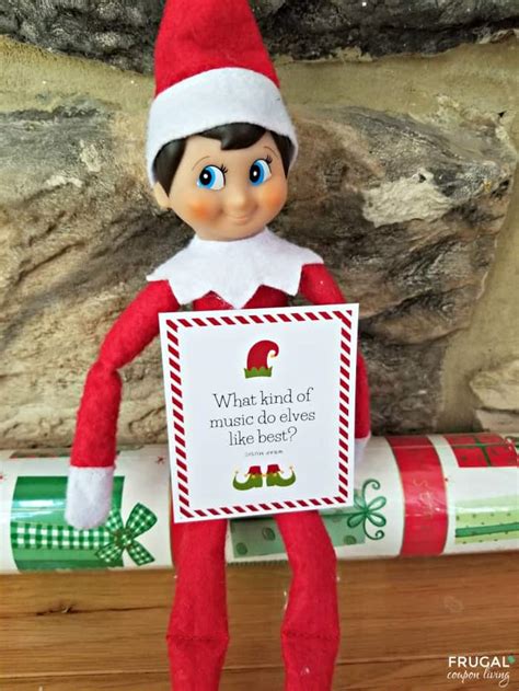 30 Days Of Funny Elf On The Shelf Jokes Printable Cards