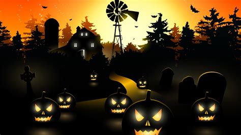 2560x1440 Resolution Halloween Haunted House 1440p Resolution Wallpaper