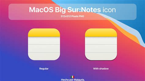 Macos Big Sur New Notes Icon By Maiguris On Deviantart