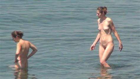 Watch Perky Tits Babes At The Beach XBabe Video