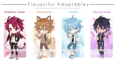 Closed Flavourful Adopts 12 By Sealkittyy On Deviantart