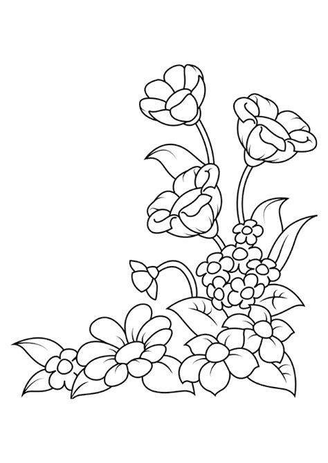 Dibujo Para Colorear Flores Dibujos Para Imprimir Gratis Img 31848