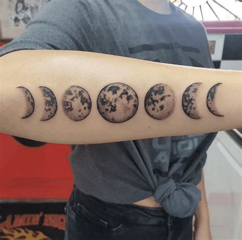 Moon Tattoo Youve Always Wanted Crescent Full Moon Phases And More