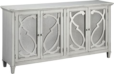 Mirimyn Distressed Gray Vintage Painted Door Accent Cabinet From Ashley
