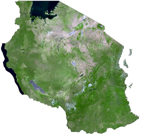 Tanzania Map Cities And Parks Gis Geography