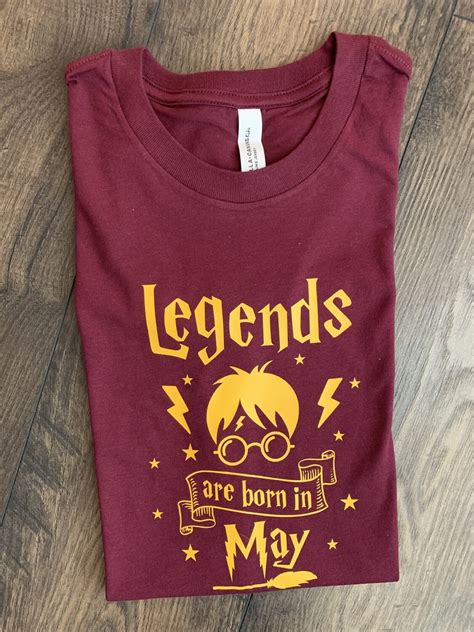 Harry Potter Legends Are Born Birthday Shirt