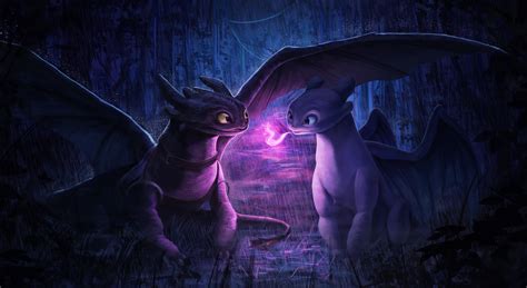 High definition and resolution pictures for your desktop. Wallpaper : Toothless, how to train your dragon 3, purple background, wings 3940x2160 - Francazo ...