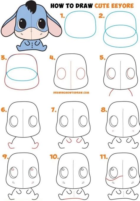 Cartoon Character Drawings Step By Step