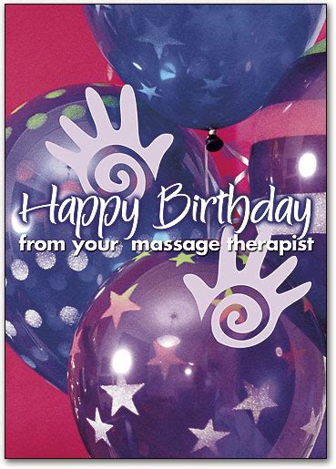 Bring Clients Back With Massage Therapy Birthday Cards Smartpractice Chiropractic