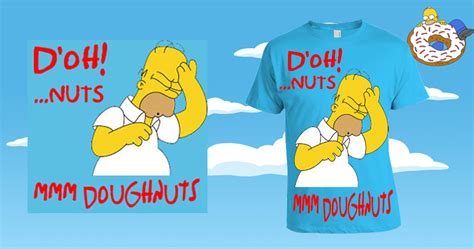 Score Homer Simpson Doh Nutsmmm Doughnuts By Nateldn On Threadless