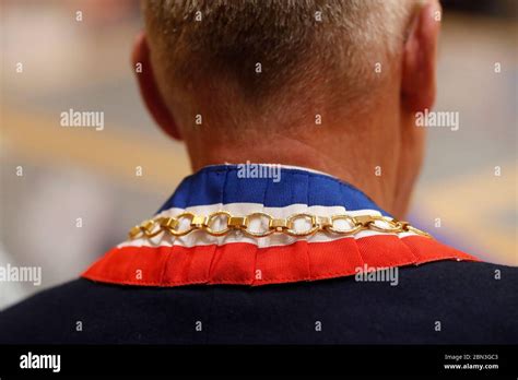 The Tricolor Sash Of The Mayor France Stock Photo Alamy