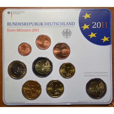 Eurocoin Eurocoins Germany 2011 F Set Of 9 Eurocoins Bu