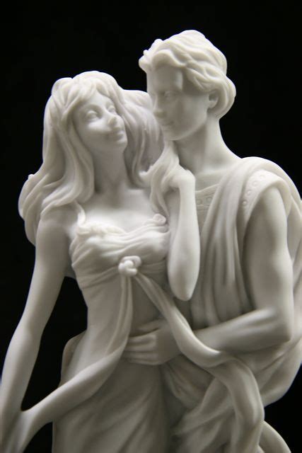 Romanitic Roman Couple Italian Statue Sculpture Figurine Vittoria Made