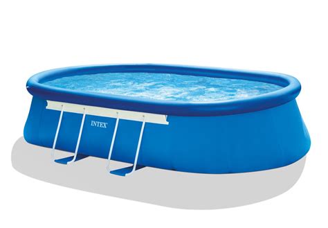 Intex Oval Frame Above Ground Pool With Filter Pump Walmart Canada