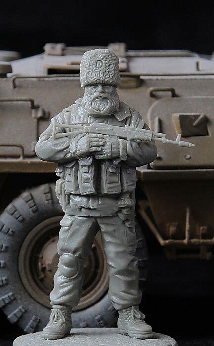 Unpainted Kit 135 Officer Of Militiaman Modern Soldier Figure