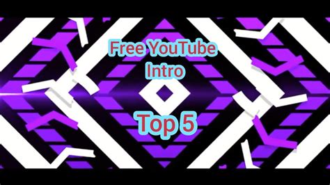 Top 5 Intro Templates Free No Text Youtube