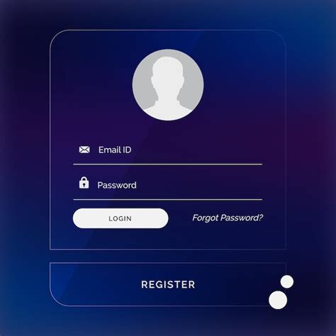 Premium Vector Web Login Vector Template