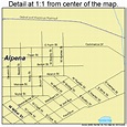 Alpena Michigan Street Map 2601740
