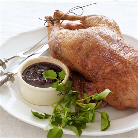 Roast Duck With Cherry Sauce Recipes Delia Online