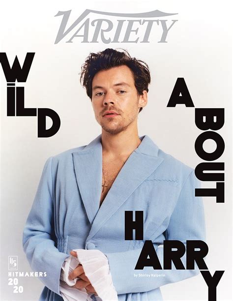 Harry Styles Is The Cover Star Of Variety Magazine Hitmakers 2020 Issue