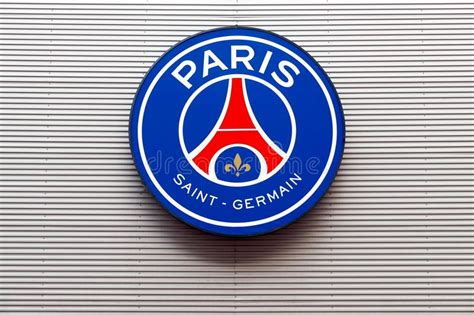 Psg ra tối hậu thư cho neymar. PSG-Logo auf der Wand redaktionelles bild. Bild von liga ...