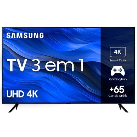 Smart TV Samsung 50 UHD 4K 50CU7700 2023 Processador Crystal 4K