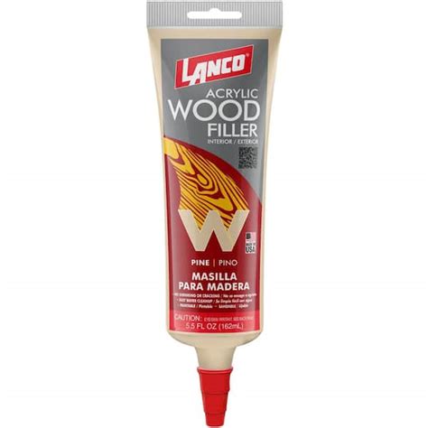 Lanco Acrylic Latex Wood Filler Pine 55 Oz Tp126 19 The Home Depot
